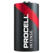 D size, pack of 12. Procell Alkaline Intense D industrial batteries are specifically designed to last longer in high drain professional devices, that require a high amount of power or peaks of power, such as a paper towel dispenser.