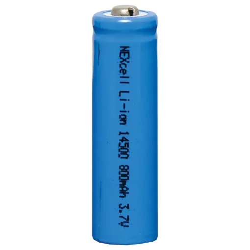 These high performance 14500 lithium ion 3.7V batteries offer high performance and long life from a compact package. They are standard AA in size.