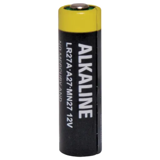 As used in many car alarm key ring remote controls, remote garage door openers, cigarette lighters etc. Equivalent to GP27A, LR27A.