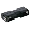 Dual AA Plastic battery holder.