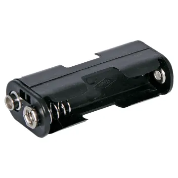 Dual AA Plastic battery holder.
