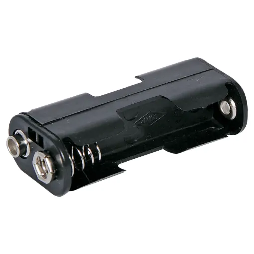 Dual AA Plastic battery holder.