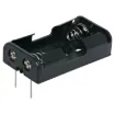 PCB Mount Flat Battery Holder to suit 2 x AA batteries.