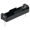 Single AA battery holder with PCB mounting pins.