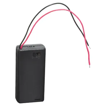 Features on/off switch and locking screw for battery cover.