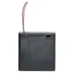 Features on/off switch and locking screw for battery cover.