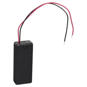 Features on/off switch and locking screw for battery cover.
