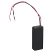 Features on/off switch and locking screw for battery cover.