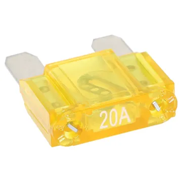 Yellow 20A standard automotive blade fuse. Suits the automotive maxi blade fuse inline holder (S6045).