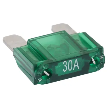 Green 30A standard automotive blade fuse. Suits the automotive maxi blade fuse inline holder (S6045).