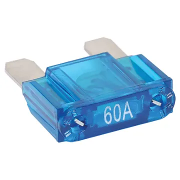 Blue 60A standard automotive blade fuse. Suits the automotive maxi blade fuse inline holder (S6045).