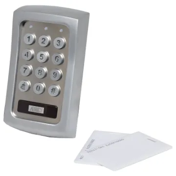 This weatherproof vandal resistant door keypad controller is designed for controlling a door strike in home or business security installations. It combines a digital keypad and proximity EM card reader in one unit.