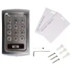 This weatherproof vandal resistant door keypad controller is designed for controlling a door strike in home or business security installations. It combines a digital keypad and proximity EM card reader in one unit.