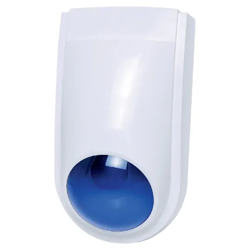 Combined siren and strobe in a single housing. Separate input for siren and strobe.