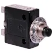 All specifications at 25&degC
Hold Current: 100% load indefinitely
Trip Current: Within 1 hr @ 145% load
 Within 1 minute @ 200% load
Max. Voltage:  250V AC or 50V DC
Panel Cutout: Single hole mount 12mm &Oslash
Dimensions:  36H x 31L x 15W mm