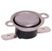Self resetting. Breaks at 90C. 10 amps 250V AC. Mounting hole centres 23.5mm. Contact surface 16mm. Normally Closed Contact, Auto Reset.