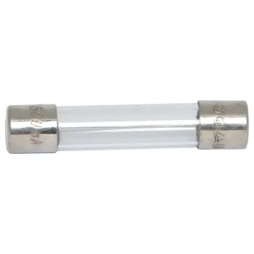 250V. 7A.
Glass fuse.
Slow blow type.
3AG (32 x 6mm).