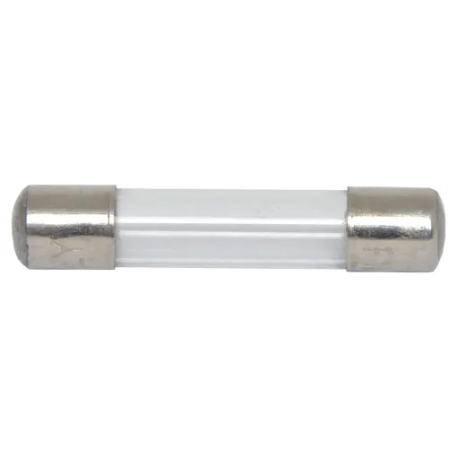 250V. 6.3A.
Glass fuse.
Used in many appliances.