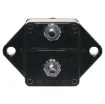 High current weatherproof circuit breakers with manual reset switch. M6 terminal bolts.