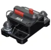 High current weatherproof circuit breakers with manual reset switch. M6 terminal bolts.