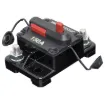 High current weatherproof circuit breakers with manual reset switch. M6 terminal bolts.