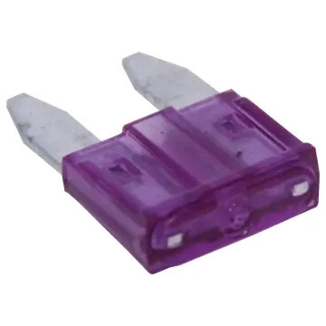 Mini blade fuses as used in many modern automobiles. Available in ratings from 3A to 30A.