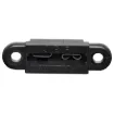 Panel mount automotive blade fuse holder to suit standard size blade fuses (18.7 x 19.1mm in size with 5mm blades.) 4.8mm spade lug connection.  Suits panel or chassis mount into enclosures or vehicle panels.