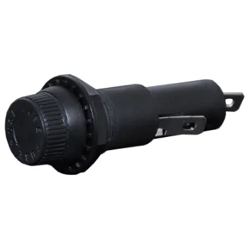 Panel mount. Rated to 15A at 250V AC. UL/CSA Approved. 4.6mm spade connection.