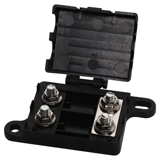 This compact fuse block suits 2 x MIDI type fuses.