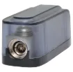 This high current fuse block uses ANL type fuses. Suits 4-2G cable. 300A max. Gold plated connections. Size: 124 x 38.5 x 37 mm. Fuse not included.