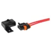 An inline fuse holder to suit mini blade fuses. Mounting tab makes it easy to mount to any surface.