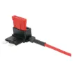 This in-line blade fuse tap is designed to turn one slot into two, allowing you to add a circuit to your vehicle easily. The max installation rating is up to 10 Amps. Blade Type.