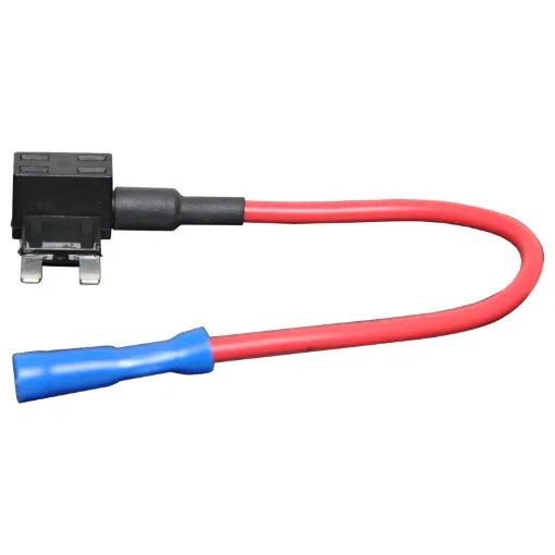 This in-line mini blade fuse tap is designed to turn one slot into two, allowing you to add a circuit to your vehicle easily. The max installation rating is up to 10 Amps.
