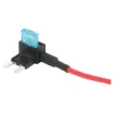 This in-line mini blade fuse tap is designed to turn one slot into two, allowing you to add a circuit to your vehicle easily. The max installation rating is up to 10 Amps.