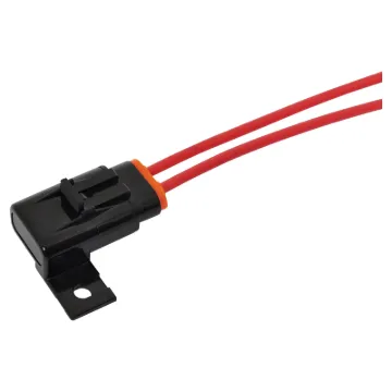 An inline fuse holder to suit standard blade fuses. Mounting tab makes it easy to mount to any surface.