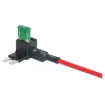 This in-line micro2 blade fuse tap is designed to turn one slot into two, allowing you to add a circuit to your vehicle easily. The max installation rating is up to 10 Amps.