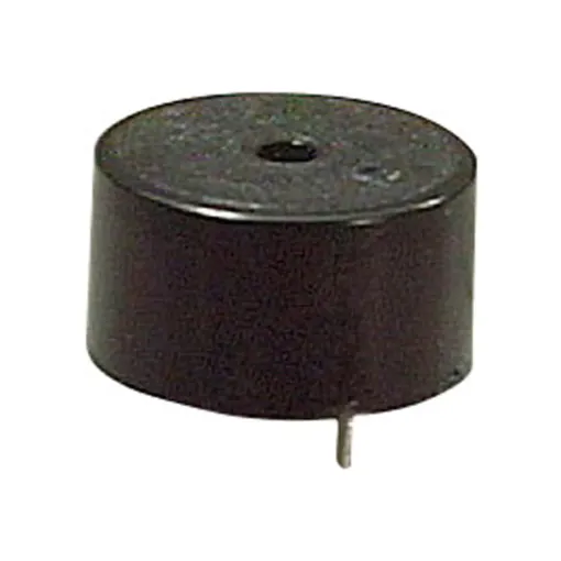 Fully sealed PCB mount piezo. 8mm pin spacing.PCB holes 0.8mm