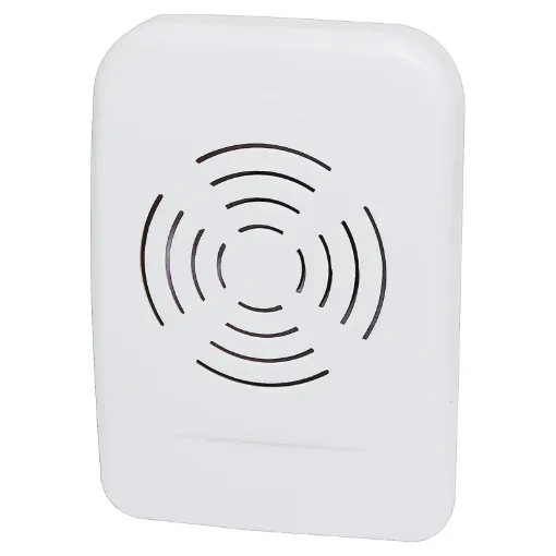 Amazingly low profile design, fitted with internal terminals and tamper switch. Great as an indoor deterrent siren.
Supply voltage: 9-15V DC
Current: 80mA
SPL output: 100dB
Size: 84W x 120H x 26Dmm