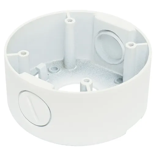 Allows a dome camera to be surface mounted onto a concrete ceiling. Housing allows cables to be routed through it with electrical conduit entries on both sides. Two models available, one to suit small 94&Oslashmm domes and the other to suit larger 131&Oslashmm dome cameras. Note: camera for illustration purposes. Not suitable for SA9123F &amp S 980