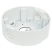 Allows a dome camera to be surface mounted onto a concrete ceiling. Housing allows cables to be routed through it with electrical conduit entries on both sides. Two models available, one to suit small 94&Oslashmm domes and the other to suit larger 120&Oslashmm dome cameras. Note: camera for illustration purposes. Not suitable for SA9123F &amp S 980