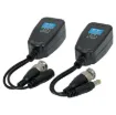 Transmits power and video signals down a single run of Cat 5e cable (max 300m long). Ideal for using existing cabling for security purposes, or to cut down installation costs (compared to coaxial cabling).