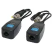 Transmits power and video signals down a single run of Cat 5e cable (max 300m long). Ideal for using existing cabling for security purposes, or to cut down installation costs (compared to coaxial cabling).