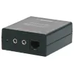 Transmit clear composite video, stereo audio and infra-red up to 300m over economical Cat 5e/6 cable. Ideal way to send video and audio to a remote location. The infra-red signal also allows you to control your equipment remotely.