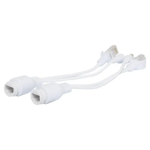 These camera joiners come as a pair and have a transmission distance of under 70m. The input power of the joiners is 12V-48V. The joiners add to a professional appearance for IP camera power cabling. The joiners also make IP camera installation easier by saving time plus creating a more secure cable connection.