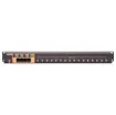 This rack mount passive distributor accepts up to 16 inputs from UTP baluns located up to 300m away (colour). Ideal for distributed CCTV systems. 16 x BNC outputs for connection to your DVR. UTP connection via spring loaded terminals. Requires no po