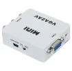 Downscales a VGA signal to a composite video signal for connecting the VGA output of a DVR to a standard monitor input.  Supports resolutions up to 1920 x 1024 @ 60Hz.  No software required. NTSC or PAL switchable.  USB powered.