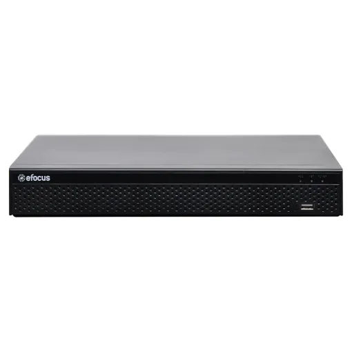 This multi-channel network video recorder offers 8MP (4K) resolution recording at 25fps per camera.