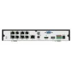 This multi channel network video recorder offers 8MP resolution recording at 25fps for up to 10 cameras (or 14ch of 5MP @ 25fps).