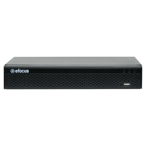 This compact DVR can achieve up to 25x 12MP channels at 25fps or 36x 5MP channels at 25fps! Suitable for use with an external dedicated PoE switch (see below) it offers high resolution surveillance solution for installations requiring a large number of cameras.