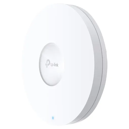 This high performance ceiling mount wireless access point for general corporate Wi-Fi features the latest 802.11ax technologies like 1024 QAM and Long OFDM Symbol, which allows the EAP to boost overall speeds up to 1775 Mbps (1201 Mbps on a 5 GHz band and 574 Mbps on a 2.4 GHz band)